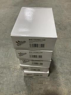 Lot 528  
            Chesterfield SR38 - Collection or Optional Delivery Available 

                
5 X THERMOSTATIC EXPOSE VALVE IN CHROME - MINI-THERMO-CHR (LOCATION: SR38 A7)