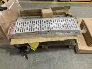 Lot 554  
            Chesterfield SR38 - Collection or Optional Delivery Available 

                
PALLET OF ASSORTED ITEMS TO INCLUDE VEHICLE TRAILER RAMPS (LOCATION: SR38 A7)