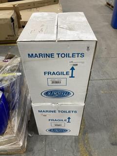 Lot 562  
            Chesterfield SR38 - Collection or Optional Delivery Available 

                
2 X MARINE TOILETS IN WHITE (LOCATION: SR38 A7)