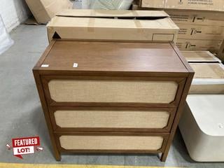 Lot 572  
            Chesterfield SR38 - Collection or Optional Delivery Available 

                
JOHN LEWIS HETTI 3 DRAWER CHEST - ORIGINAL RRP £549 (80317703) (LOCATION: SR38 A6)
