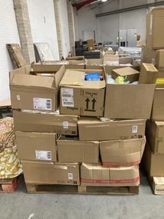 Lot 635  
            Chesterfield SR38 - Collection or Optional Delivery Available 

                
PALLET OF ASSORTED ITEMS TO INCLUDE CLAUDETTE BATH HOOK (LOCATION: SR38 A4) (KERB...