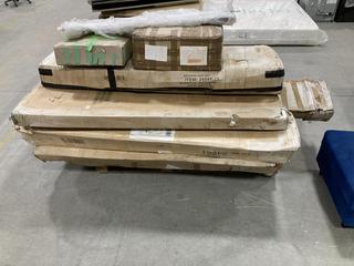 Lot 677  
            Chesterfield SR38 - Collection or Optional Delivery Available 

                
PALLET OF ASSORTED ITEMS TO INCLUDE STEEL WARDROBE PART IN MUSTAD (LOCATION: SR38...