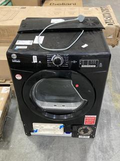 Lot 694  
            Chesterfield SR38 - Collection or Optional Delivery Available 

                
HOOVER H-DRY 100 8KG CONDENSER TUMBLE DRYER IN BLACK - MODEL NO. HLEC8LGB - ORIGI...