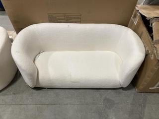 Lot 697  
            Chesterfield SR38 - Collection or Optional Delivery Available 

                
BELIANI 2 SEATER FLUFFY CREAM SOFA (LOCATION: SR38 A2)