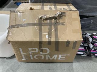 Lot 698  
            Chesterfield SR38 - Collection or Optional Delivery Available 

                
GARDEN FURNITURE SET TO INCLUDE 2 CHAIRS AND TABLE IN WOOD (LOCATION: SR38 A2)