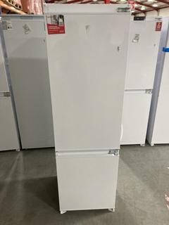 Lot 736  
            Chesterfield SR38 - Collection or Optional Delivery Available 

                
SHARP INTEGRATED FRIDGE FREEZER - MODEL - SJ-BE250M1XS - ORIGINAL RRP £379 (LOCAT...