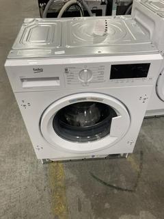 Lot 785  
            Chesterfield SR38 - Collection or Optional Delivery Available 

                
BEKO 9KG INTEGRATED WASHING MACHINE WITH WIFI - MODEL NO. WTIK94121F - ORIGINAL R...