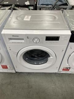 Lot 788  
            Chesterfield SR38 - Collection or Optional Delivery Available 

                
HISENSE 3 SERIES INTEGRATED 7KG WASHING MACHINE - MODEL NO. WF3M741BWI - ORIGINAL...