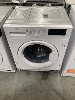 Lot 790  
            Chesterfield SR38 - Collection or Optional Delivery Available 

                
BEKO 8KG INTEGRATED WASHING MACHINE WITH WIFI - MODEL NO. WTIK84122 - ORIGINAL RR...