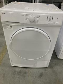 Lot 815  
            Chesterfield SR38 - Collection or Optional Delivery Available 

                
LOGIK TUMBLE DRYER IN WHITE - MODEL - LCD8W23 - ORIGINAL RRP £249 (LOCATION: SR38...