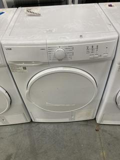 Lot 816  
            Chesterfield SR38 - Collection or Optional Delivery Available 

                
LOGIK TUMBLE DRYER IN WHITE - MODEL - LCD8W23 - ORIGINAL RRP £249 (LOCATION: SR38...