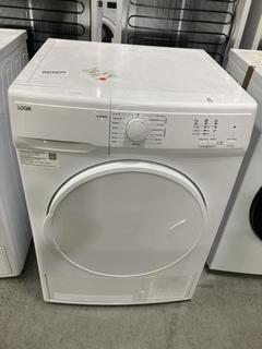 Lot 818  
            Chesterfield SR38 - Collection or Optional Delivery Available 

                
LOGIK TUMBLE DRYER IN WHITE - MODEL - LCD8W23 - ORIGINAL RRP £249 (LOCATION: SR38...