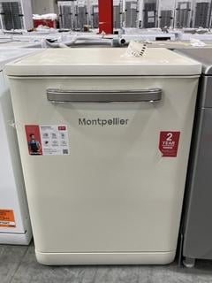 Lot 881  
            Chesterfield SR38 - Collection or Optional Delivery Available 

                
MONTPELLIER DISHWASHER IN CREAM - MODEL - MAB1353DC - ORIGINAL RRP £349 (LOCATION...