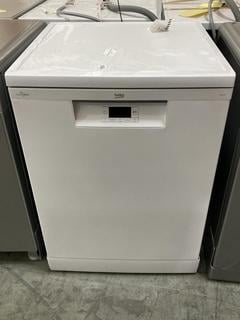 Lot 883  
            Chesterfield SR38 - Collection or Optional Delivery Available 

                
BEKO DISHWASHER IN WHITE - MODEL - BDFN15420W - ORIGINAL RRP £289 (LOCATION: SR38...