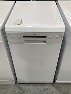 Lot 886  
            Chesterfield SR38 - Collection or Optional Delivery Available 

                
LOGIK DISHWASHER IN WHITE - MODEL - LDW45W23 - ORIGINAL RRP £249 (LOCATION: SR38 B4)