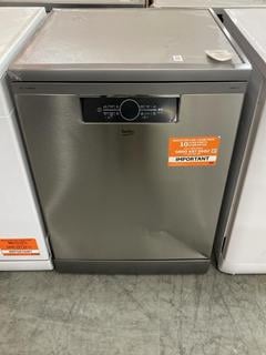 Lot 888  
            Chesterfield SR38 - Collection or Optional Delivery Available 

                
BEKO DISHWASHER IN GREY - MODEL - BDFN36640CX - ORIGINAL RRP £399 (LOCATION: SR38...
