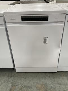 Lot 894  
            Chesterfield SR38 - Collection or Optional Delivery Available 

                
HISENSE DISHWASHER IN WHITE - MODEL - HS673C60WUK - ORIGINAL RRP £399 (LOCATION: ...