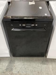 Lot 896  
            Chesterfield SR38 - Collection or Optional Delivery Available 

                
HOTPOINT DISHWASHER IN BLACK - MODEL - HFC3C26WC B UK - ORIGINAL RRP £399 (LOCATI...