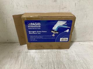 Lot 1009  
            Chesterfield SR45 - Parcel Delivery Only 

                
PAGID PROFESSIONAL PNEUMATIC BRAKE PISTON WIND BACK TOOL (LOCATION: C1)