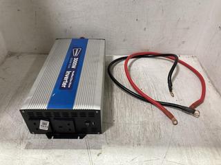 Lot 1013  
            Chesterfield SR45 - Parcel Delivery Only 

                
STREETWIZE 3000W MODIFIED SINE WAVE INVERTER (LOCATION: C1)