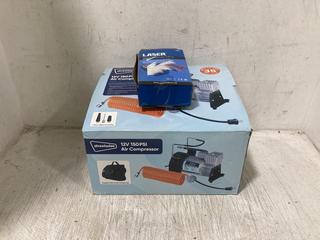 Lot 1014  
            Chesterfield SR45 - Parcel Delivery Only 

                
STREETWIZE AIR COMPRESSOR & LASER DIGITAL MULTIMETER CAT III 600V (LOCATION: C1)