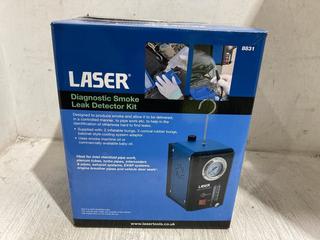 Lot 1025  
            Chesterfield SR45 - Parcel Delivery Only 

                
LASER DIAGNOSTIC SMOKE LEAK DETECTOR KIT (LOCATION: C1)