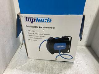 Lot 1032  
            Chesterfield SR45 - Parcel Delivery Only 

                
TOPTECH RETRACTABLE AIR HOSE REEL (LOCATION: C1)