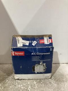 Lot 1055  
            Chesterfield SR45 - Parcel Delivery Only 

                
DENSO DCP14014 A/C COMPRESSOR ORIGINAL RRP £299 (LOCATION: C2)