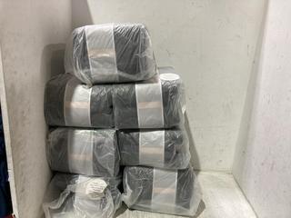 Lot 1195  
            Chesterfield SR45 - Parcel Delivery Only 

                
7 X EMBOSSED SEERSUCKER CHARCOAL KING DUVET SET (LOCATION: C7)