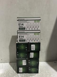 Lot 1220  
            Chesterfield SR45 - Parcel Delivery Only 

                
10 X BOX OF 10 ENERGY SAVING LED BULBS E14 400LM 5W (LOCATION: C8)