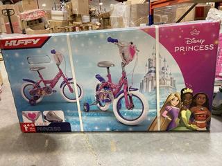 Lot 1264  
            Chesterfield SR45 - Parcel Delivery Only 

                
HUFFY DISNEY PRINCESS BIKE WITH STABILISERS FOR 4-6 YEARS OLDS (LOCATION: C10)