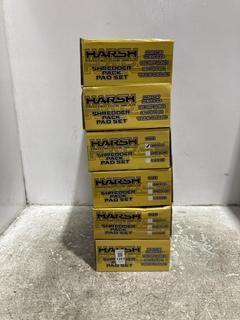 Lot 1283  
            Chesterfield SR45 - Parcel Delivery Only 

                
6 X HARSH PROTECTIVE GEAR SHREDDER PACK SET(MULTIPLE SIZES) (LOCATION: B1)