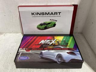 Lot 1343  
            Chesterfield SR45 - Parcel Delivery Only 

                
KINSMART LAMBORGHINI HURACAN LP 620-2 SUPER TROFEO 12-PIECE SET TO INCLUDE NEX LA...