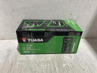 Lot 1344  
            Chesterfield SR45 - Parcel Delivery Only 

                
YUASA YCXL12 12V SMAT CHARGER ORIGINAL RRP £139 (LOCATION: B4)