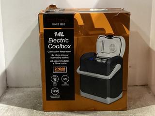 Lot 1356  
            Chesterfield SR45 - Parcel Delivery Only 

                
14L ELECTRIC COOLBOX (LOCATION: B5)