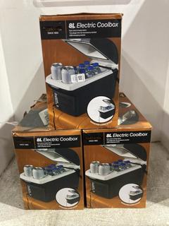 Lot 1357  
            Chesterfield SR45 - Parcel Delivery Only 

                
3 X 8L ELECTRIC COOLBOXES (LOCATION: B5)