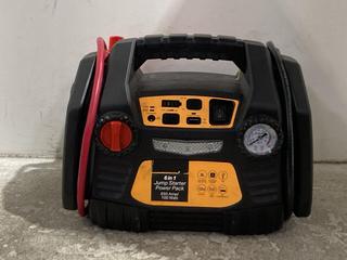 Lot 1362  
            Chesterfield SR45 - Parcel Delivery Only 

                
6-IN-1 JUMP STARTER POWER PACK ORIGINAL RRP £100 (LOCATION: B5)