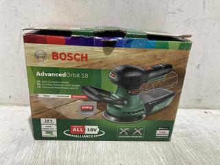 Lot 1394  
            Chesterfield SR45 - Parcel Delivery Only 

                
BOSCH ADVANCED ORBIT 18 CORDLESS RANDOM ORBIT SANDER (LOCATION: B6)