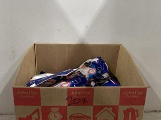 Lot 1454  
            Chesterfield SR45 - Parcel Delivery Only 

                
20 X PURINA FELIX MAXI 180G PACK CRISPIES-SALMON AND TROUT FLAVOUR BBE 01/2027 (L...