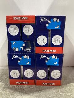 Lot 1455  
            Chesterfield SR45 - Parcel Delivery Only 

                
4 X PURINA FELIX 5X180G MAXI PACK CRISPIES-SALMON AND TROUT FLAVOUR BBE 01/2027 (...