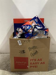 Lot 1458  
            Chesterfield SR45 - Parcel Delivery Only 

                
22 X PURINA FELIX MAXI 180G PACK CRISPIES-SALMON AND TROUT FLAVOUR BBE 01/2027 (L...