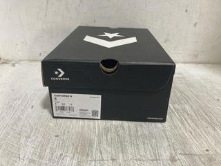 Lot 472  
            Chesterfield SR45 - Parcel Delivery Only 

                
CONVERSE UK SIZE 4 WOMENS CTAS TRAINERS UK SIZE 4 (LOCATION: E3)