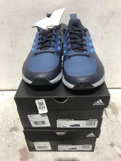 Lot 537  
            Chesterfield SR45 - Parcel Delivery Only 

                
2 X ADIDAS NAVY/BLUE RUNFALCON 2.0 TR UK SIZE 7 (LOCATION: E4)