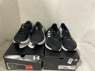 Lot 597  
            Chesterfield SR45 - Parcel Delivery Only 

                
2 X ASSORTED FOOTWEAR TO INCLUDE ADIDAS UK SIZE RUNFALCON UK SIZE 6 (LOCATION: E5)