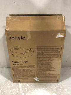 Lot 611  
            Chesterfield SR45 - Parcel Delivery Only 

                
LIONELO LUUK I SIZE BABY CAR SEAT (LOCATION: E6)