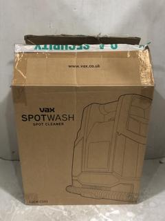 Lot 615  
            Chesterfield SR45 - Parcel Delivery Only 

                
VAX SPOTWASH CLEANER CDCW-CSXS (LOCATION: E6)