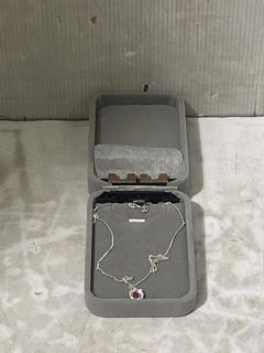Lot 625  
            Chesterfield SR45 - Parcel Delivery Only 

                
SAY IT WITH DIAMONDS PINK SAPPHIRE NECKLACE (LOCATION: CAGE)