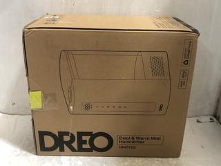 Lot 669  
            Chesterfield SR45 - Parcel Delivery Only 

                
DREO COOL & WARM MIST DEHUMIDIFIER (LOCATION: E8)