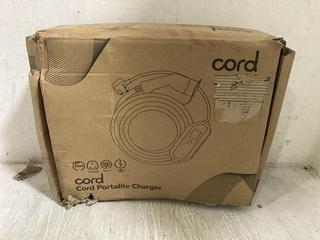 Lot 697  
            Chesterfield SR45 - Parcel Delivery Only 

                
EV CORD PORTBLE ELECTRIC CAR CHARGER (LOCATION: E9)