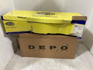 Lot 704  
            Chesterfield SR45 - Parcel Delivery Only 

                
2 X ASSORTED OFFSIDE REAR HEADLAMPS TO INCLUDE MAGNETI MARELLI 478 73 0280 REAR L...